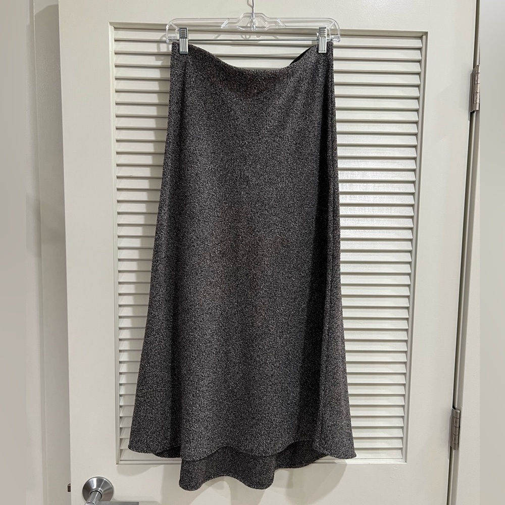 Zara Textured Midi Skirt